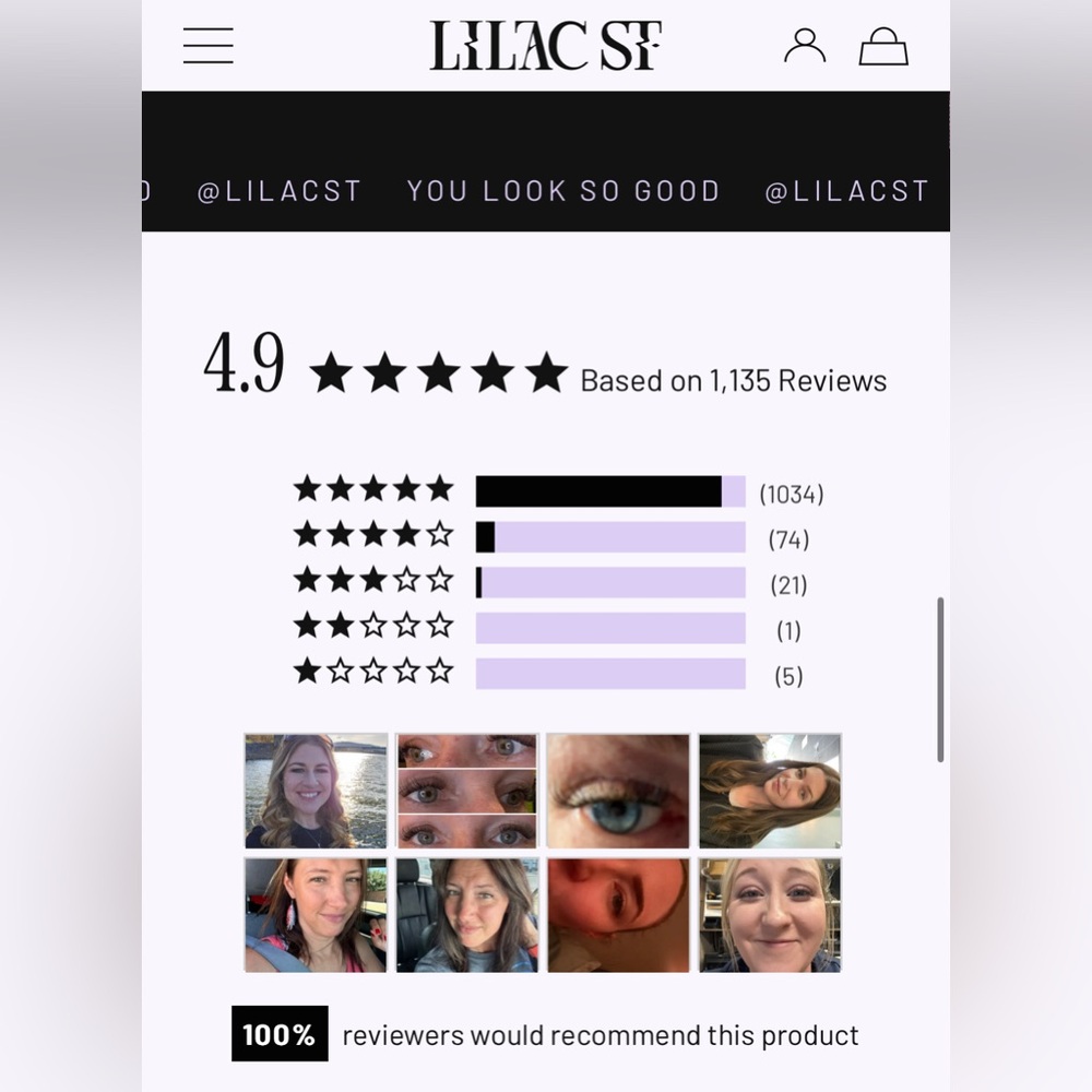 NWT Easy DIY False Lashes Kit- Lilac Street- Dawn 10mm. Natural. Lasts 10 days! - Picture 4 of 16